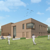 An artist's impression of the new sports centre